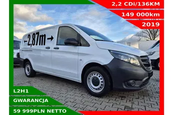 Mercedes Vito Long 59999zł NETTO 2.2CDi/136KM