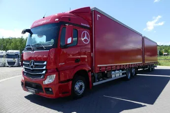 Mercedes ACTROS 2543 / 8.20 + 7.30 / ZESTAW TANDEM / EURO 6 /