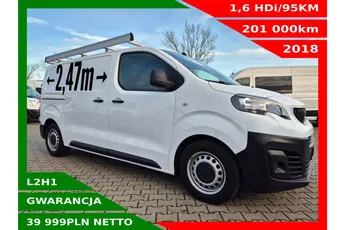 Peugeot Expert L2H1 39999zł NETTO 1.6HDi/95KM