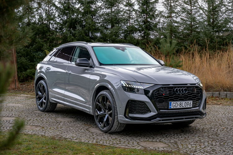 Audi RS Q8 Nardo Grey / Bezwypadkowy / SALON PL / 4.0 V8 / Masaże / Wydech RS zdjęcie 16