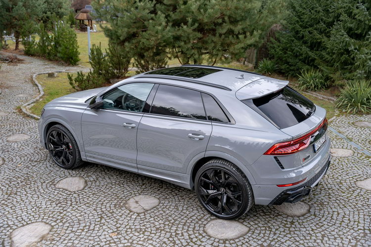 Audi RS Q8 Nardo Grey / Bezwypadkowy / SALON PL / 4.0 V8 / Masaże / Wydech RS zdjęcie 23