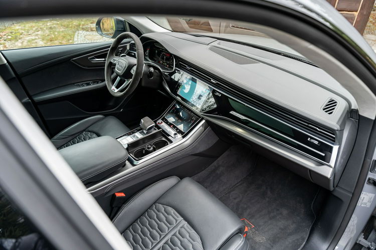 Audi RS Q8 Nardo Grey / Bezwypadkowy / SALON PL / 4.0 V8 / Masaże / Wydech RS zdjęcie 46