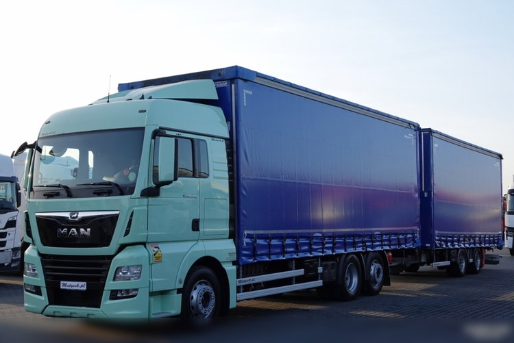 MAN TGX 26.460 / ZESTAW TANDEM PRZEJAZDOWY / 120 M3 / EURO 6 / PO KONTRAKCIE SERWISOWYM zdjęcie 1