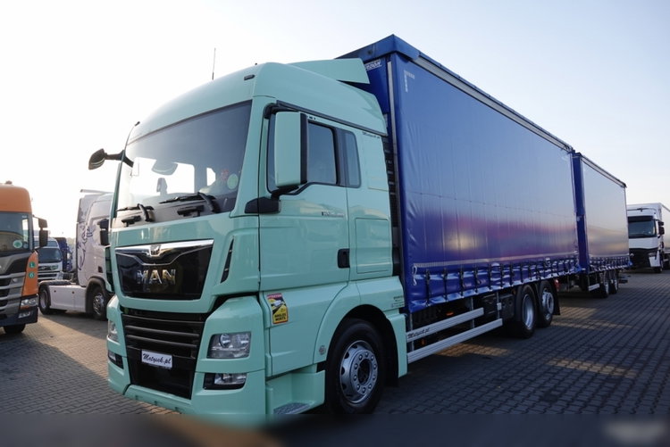 MAN TGX 26.460 / ZESTAW TANDEM PRZEJAZDOWY / 120 M3 / EURO 6 / PO KONTRAKCIE SERWISOWYM zdjęcie 2