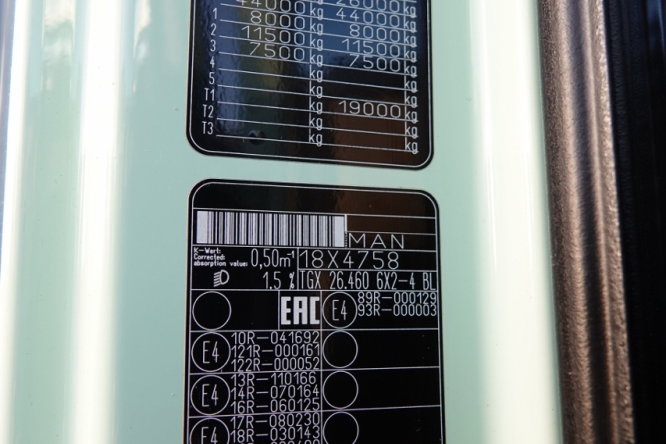 MAN TGX 26.460 / ZESTAW TANDEM PRZEJAZDOWY / 120 M3 / EURO 6 / PO KONTRAKCIE SERWISOWYM zdjęcie 62