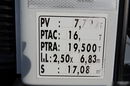 Iveco EUROCARGO 16. 280 / WYWROTKA / HYDROBURTA / BORDMATIC / EURO 6 / ŁADOWNOŚĆ: 8300 KG zdjęcie 49