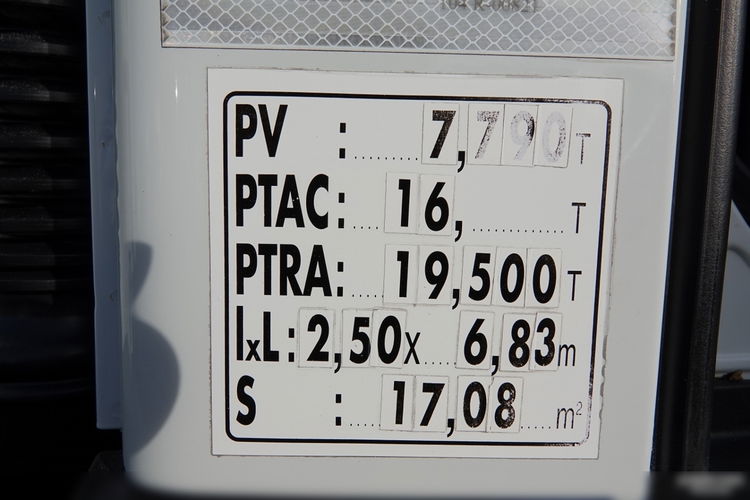 Iveco EUROCARGO 16. 280 / WYWROTKA / HYDROBURTA / BORDMATIC / EURO 6 / ŁADOWNOŚĆ: 8300 KG zdjęcie 49
