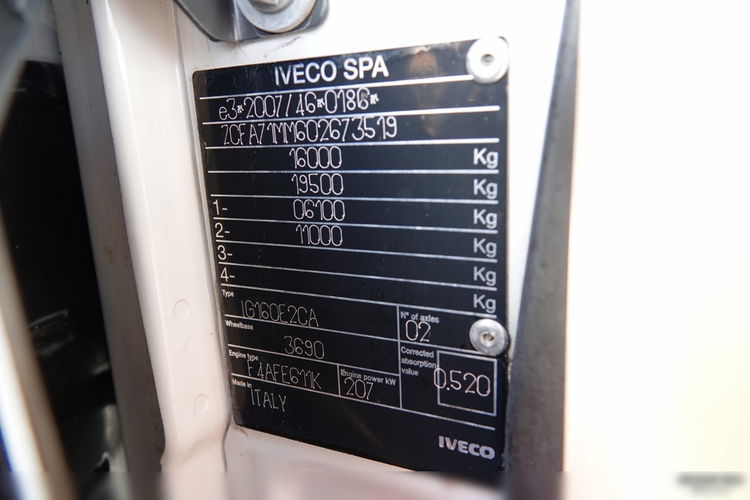 Iveco EUROCARGO 16. 280 / WYWROTKA / HYDROBURTA / BORDMATIC / EURO 6 / ŁADOWNOŚĆ: 8300 KG zdjęcie 50