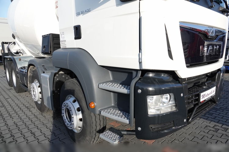 MAN / TGS 32.400 / 8X4 / BETONOMIESZARKA / GRUSZKA / 9 m3 / EURO 6 zdjęcie 9