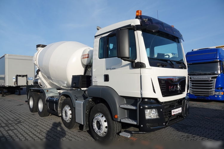 MAN / TGS 32.400 / 8X4 / BETONOMIESZARKA / GRUSZKA / 9 m3 / EURO 6 zdjęcie 7