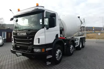 Scania P 360 / 8X4 / BETONOMIESZARKA LIEBHERR 9m3 / EURO 6 /