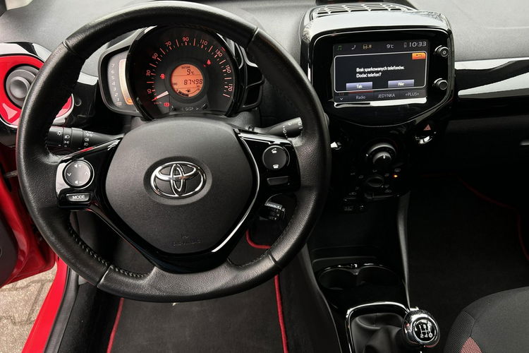 Toyota Aygo 1.0 VVTi 69KM X-CITE, salon Polska, gwarancja zdjęcie 15