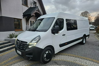 Renault Master 2.3 dCi 165 KM MAXI / Brygadówka 9 osobowa / Salon PL I-właściciel