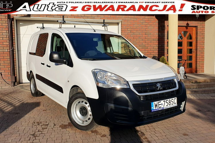Peugeot Partner LONG , 5 osób.1.6 HDI 100 KM, SALON PL, F.vat23% 34700 netto LEASING zdjęcie 1