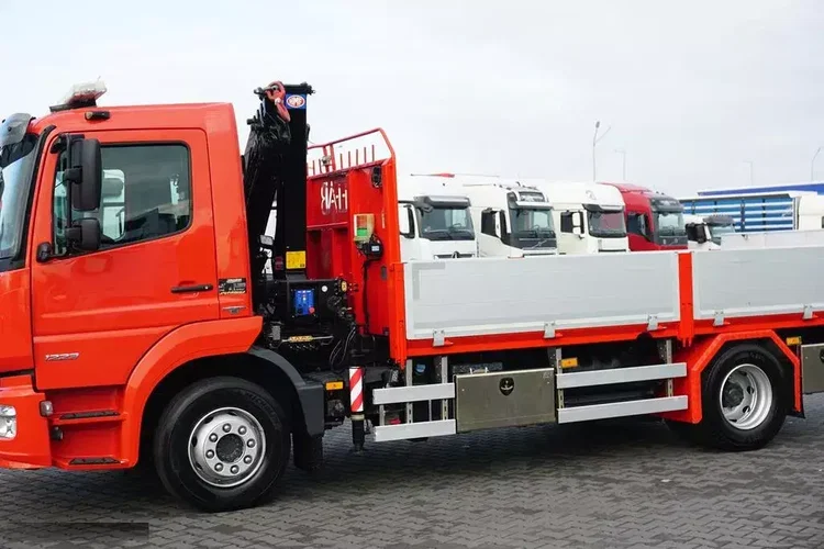 Mercedes ATEGO / 1223 / ACC / SKRZYNIOWY + HDS + WINDA / HMF 910 K / WYSIEG 11 M zdjęcie 38