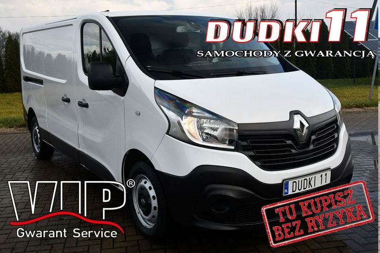 Renault Trafic 1.6dci 3 Osoby, Kam.Cofania.Serwis, Klima.6 Biegów.Serwis..GWARAN zdjęcie 1