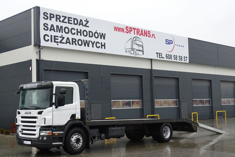 Scania P 230 Laweta Pomoc Drogowa Sprowadzony Zarejestrowany Specjalny Poduszki Hydrauliczna Klapa Najazdowa Poduszki zdjęcie 1