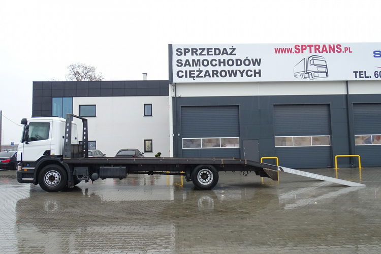 Scania P 230 Laweta Pomoc Drogowa Sprowadzony Zarejestrowany Specjalny Poduszki Hydrauliczna Klapa Najazdowa Poduszki zdjęcie 13