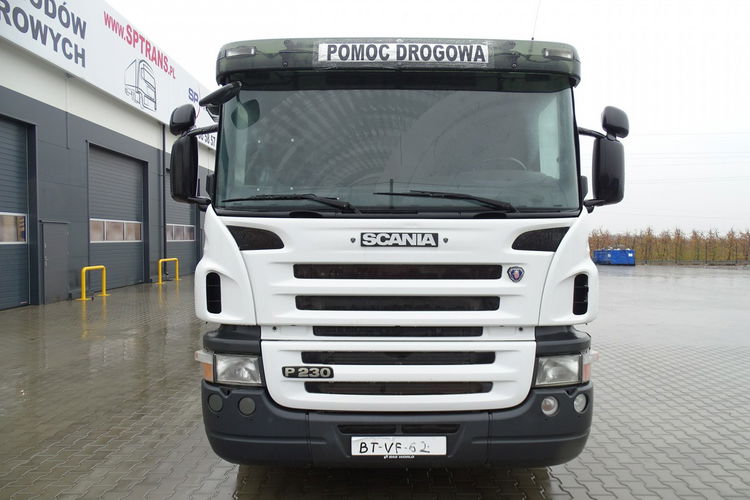Scania P 230 Laweta Pomoc Drogowa Sprowadzony Zarejestrowany Specjalny Poduszki Hydrauliczna Klapa Najazdowa Poduszki zdjęcie 15