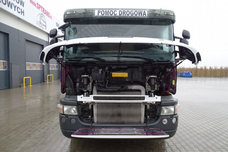Scania P 230 Laweta Pomoc Drogowa Sprowadzony Zarejestrowany Specjalny Poduszki Hydrauliczna Klapa Najazdowa Poduszki zdjęcie 16