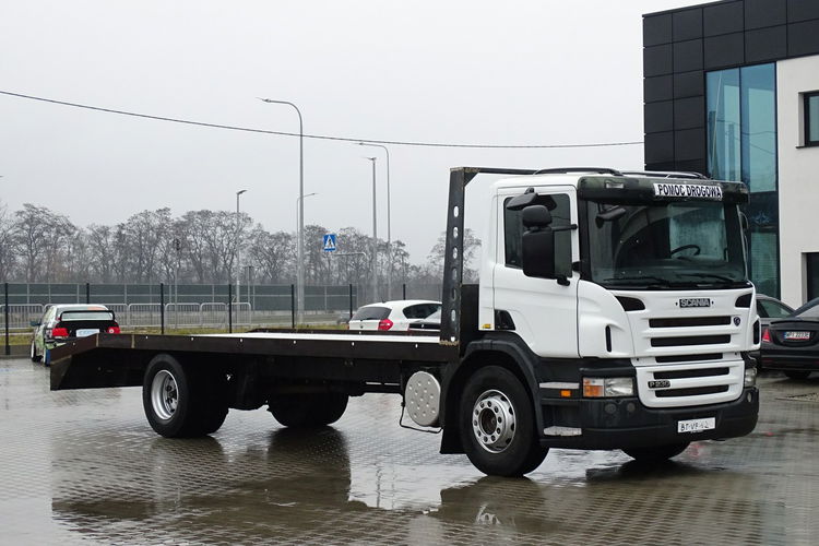 Scania P 230 Laweta Pomoc Drogowa Sprowadzony Zarejestrowany Specjalny Poduszki Hydrauliczna Klapa Najazdowa Poduszki zdjęcie 2