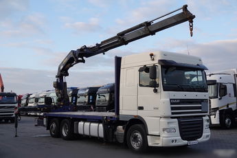 DAF XF 460 / 6x2 / SKRZYNIOWY - 6.4 M + HDS PALFINGER 36002  / UDŹWIG : 10.000 KG / STEROWANIE RADIOWE / PEŁNY ADR 