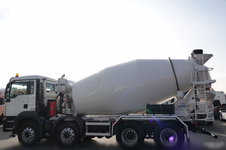MAN / TGS 32.360 / 8X4 / BETONOMIESZARKA / GRUSZKA LIEBHERR / 9 m3 / EURO 6  zdjęcie 11