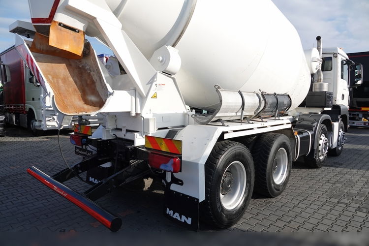MAN / TGS 32.360 / 8X4 / BETONOMIESZARKA / GRUSZKA LIEBHERR / 9 m3 / EURO 6  zdjęcie 14