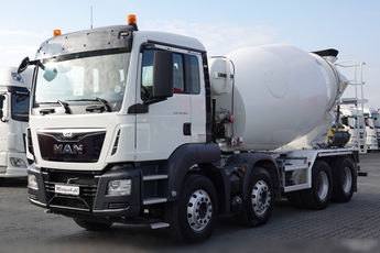 MAN / TGS 32.360 / 8X4 / BETONOMIESZARKA / GRUSZKA LIEBHERR / 9 m3 / EURO 6 