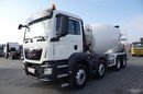 MAN / TGS 32.360 / 8X4 / BETONOMIESZARKA / GRUSZKA LIEBHERR / 9 m3 / EURO 6  zdjęcie 2