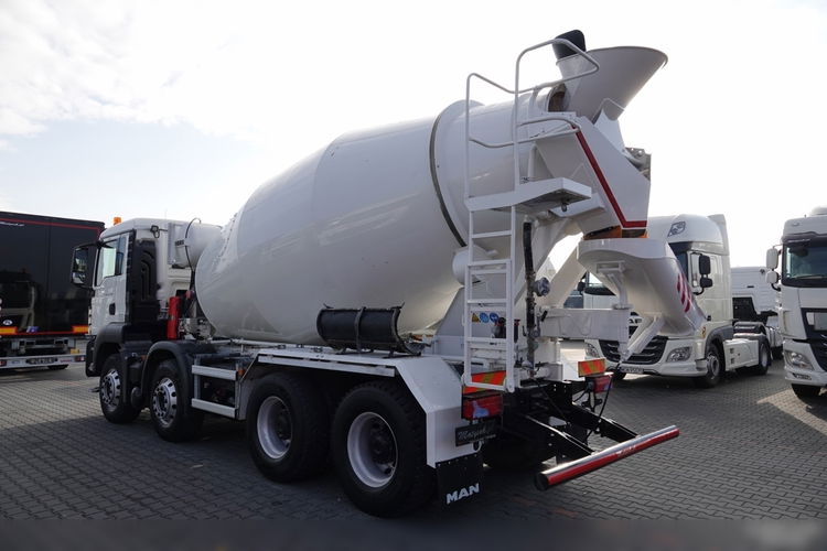 MAN / TGS 32.360 / 8X4 / BETONOMIESZARKA / GRUSZKA LIEBHERR / 9 m3 / EURO 6  zdjęcie 3