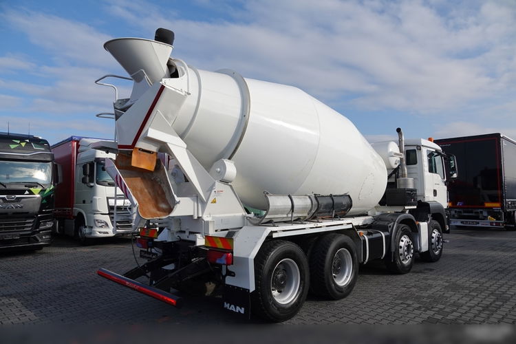 MAN / TGS 32.360 / 8X4 / BETONOMIESZARKA / GRUSZKA LIEBHERR / 9 m3 / EURO 6  zdjęcie 5
