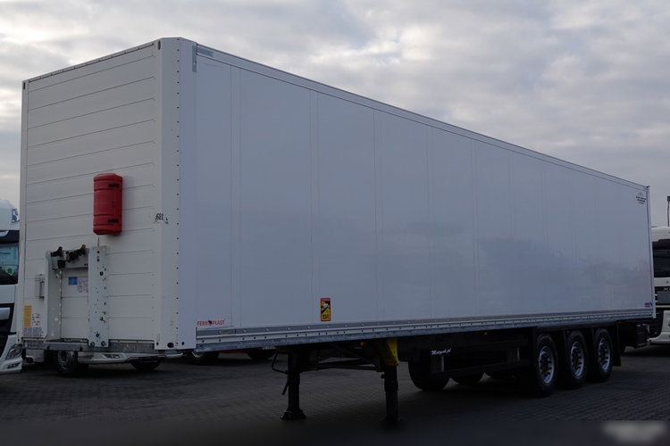 Schmitz KONTENER KOFFER / DOPPELSTOCK  / OŚ PODNOSZONA / ROLETA / OPONY 100% / IZOTERMA  zdjęcie 2