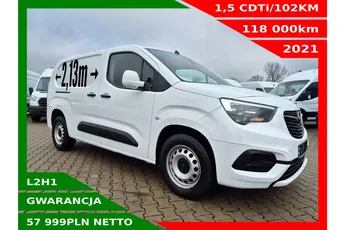 Opel Combo L2H1 57999zł NETTO 1, 5CDTi/102KM