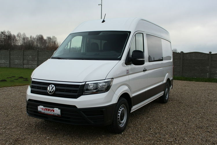 Volkswagen Crafter 6-osob. Doka-Brygadowy 2.0/140KM L3H3 MAX GWARANCJA zdjęcie 2