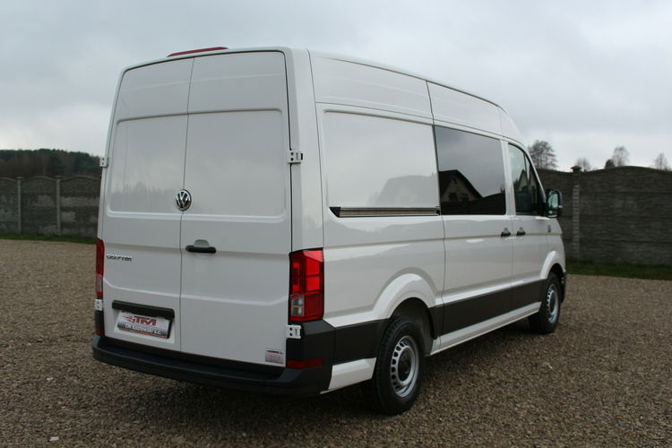 Volkswagen Crafter 6-osob. Doka-Brygadowy 2.0/140KM L3H3 MAX GWARANCJA zdjęcie 4