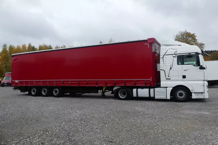 MAN TGX 18.480 + SCHMITZ FIRANKA VARIOS / ZESTAW / AUTOMAT / zdjęcie 8