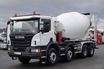 Scania P 410 / 8x4 / GRUSZKA / LIEBHERR / 9m3 / BETONOMIESZARKA / EURO 6