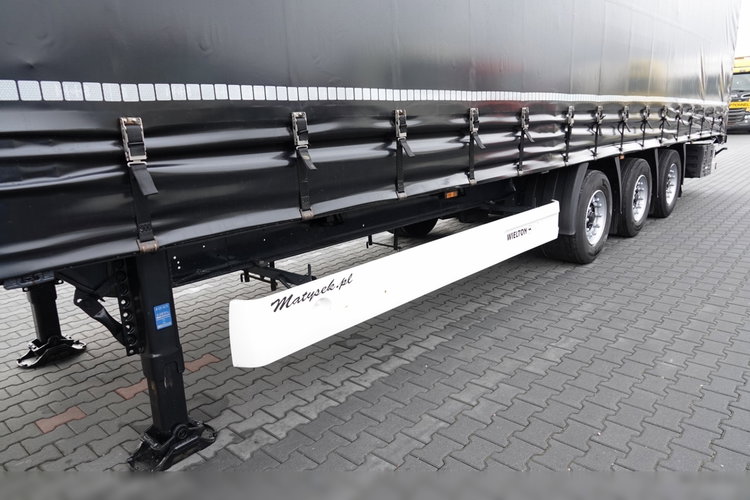 Wielton / FIRANKA / MEGA / LOWDECK / OŚ PODNOSZONA / 2016 ROK / DACH PODNOSZONY   zdjęcie 10