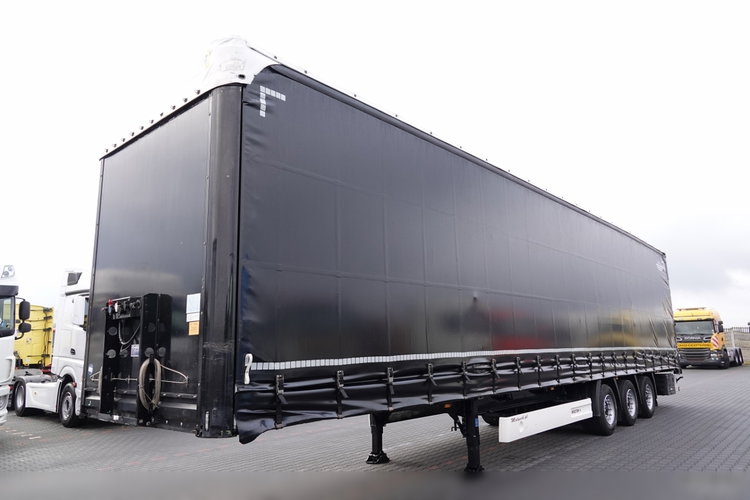 Wielton / FIRANKA / MEGA / LOWDECK / OŚ PODNOSZONA / 2016 ROK / DACH PODNOSZONY   zdjęcie 3