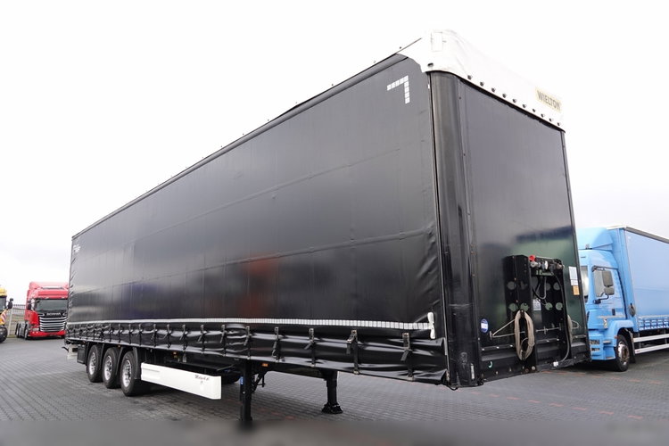 Wielton / FIRANKA / MEGA / LOWDECK / OŚ PODNOSZONA / 2016 ROK / DACH PODNOSZONY   zdjęcie 8