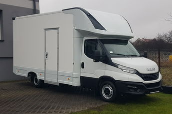 Iveco Daily KONTENER NISKOPODŁOGOWY 4.43x2.23x2.42 SKLEP FOODTRUCK KAMPER KLIMA