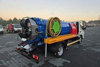 Mitsubishi ROM SMART COMBI WUKO GORĄCA WODA DO CZYSZCZENIA KANAŁÓW WUKO gorąca woda asenizacyjny separator beczka odpady kanalizacja