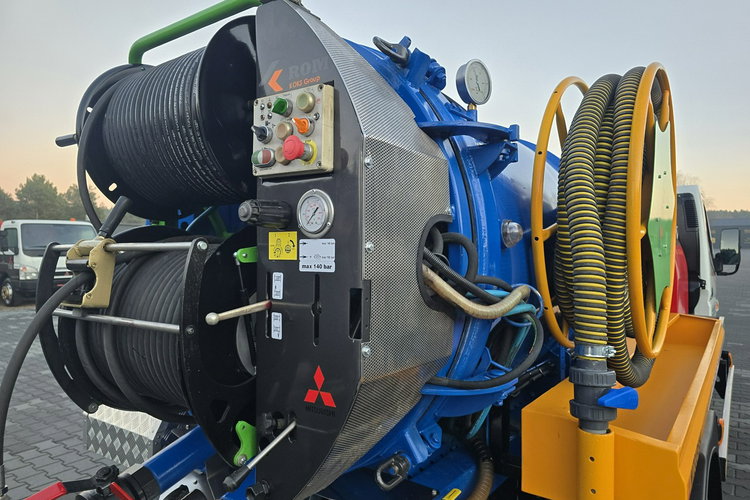 Mitsubishi ROM SMART COMBI WUKO GORĄCA WODA DO CZYSZCZENIA KANAŁÓW WUKO gorąca woda asenizacyjny separator beczka odpady kanalizacja zdjęcie 20