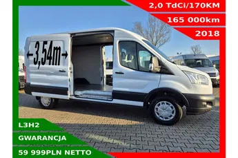 Ford Transit L3H2 59999zł NETTO 2.0TdCi/170KM