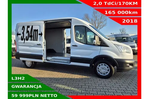 Ford Transit L3H2 59999zł NETTO 2.0TdCi/170KM