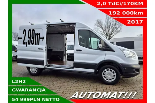 Ford Transit L2H2 54999zł NETTO 2.0 TdCi/170KM Automat