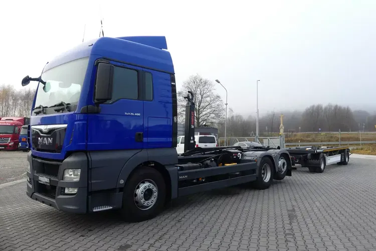 MAN TGX 26.400 / 6x2 / HAKOWIEC + PRZYCZEPA WIELTON 18T / EURO 6 / zdjęcie 8