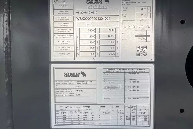 Schmitz SKI 24, 26M3, SAF zdjęcie 8