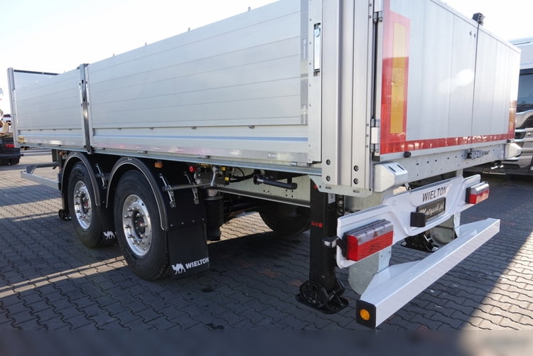 WILETON WIELTON / PRZYCZEPA BURTOWA / DO BUDOWLANKI / NOWA / DOSTĘPNA OD RĘKI / WAGA: 3800 KG / ALUFELGI  zdjęcie 13